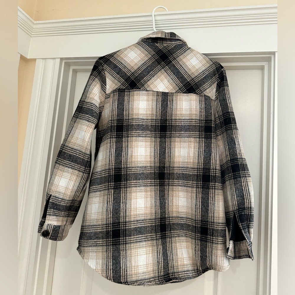 Long Sleeve Plaid Button Up - Picture 3 of 3